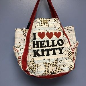 Hello Kitty Bags and Stuffed Kitty